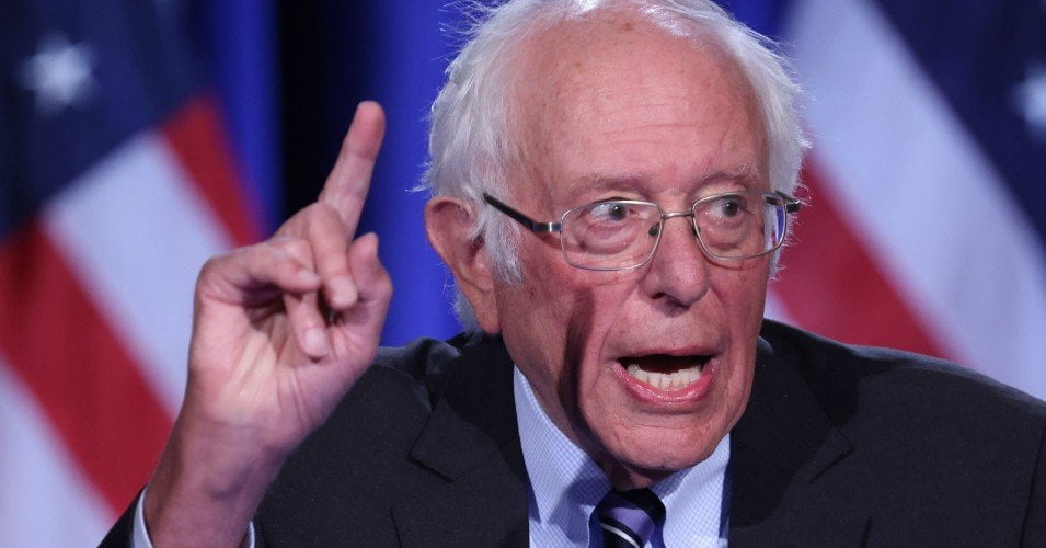 Sen. Bernie Sanders (I-VT) delivers an address on threats to American democracy at George Washington University on September 24, 2020 in Washington, DC. Sanders cited "the unprecedented and dangerous moment we are in right now" given U.S. President Donald Trump's "unique threats to our democracy." (Photo: Win McNamee/Getty Images)