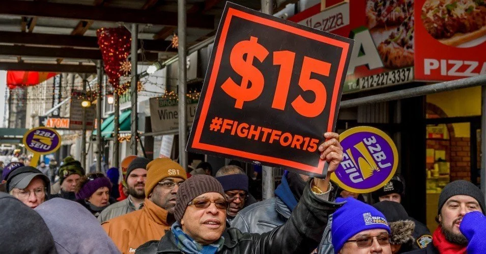 "According to an analysis done by the Economic Policy Institute, 34.7% of Georgian workers would get a raise if the federal minimum wage were increased to $15 an hour. That's over 1.5 million people earning on average an extra $3,700 a year." (Photo: Erik McGregor/LightRocket via Getty Images)